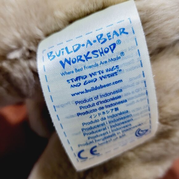 Build A Bear Workshop Houston Astros Pug Dog Plush Tan Black Baseball - Picture 7 of 17